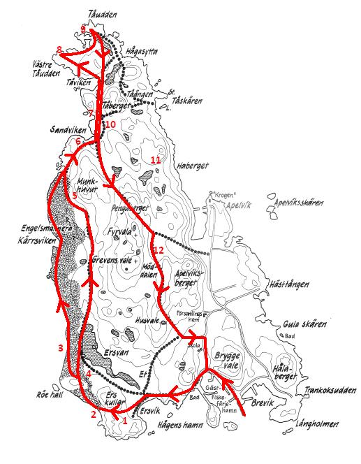 Rörö - kort turförslag